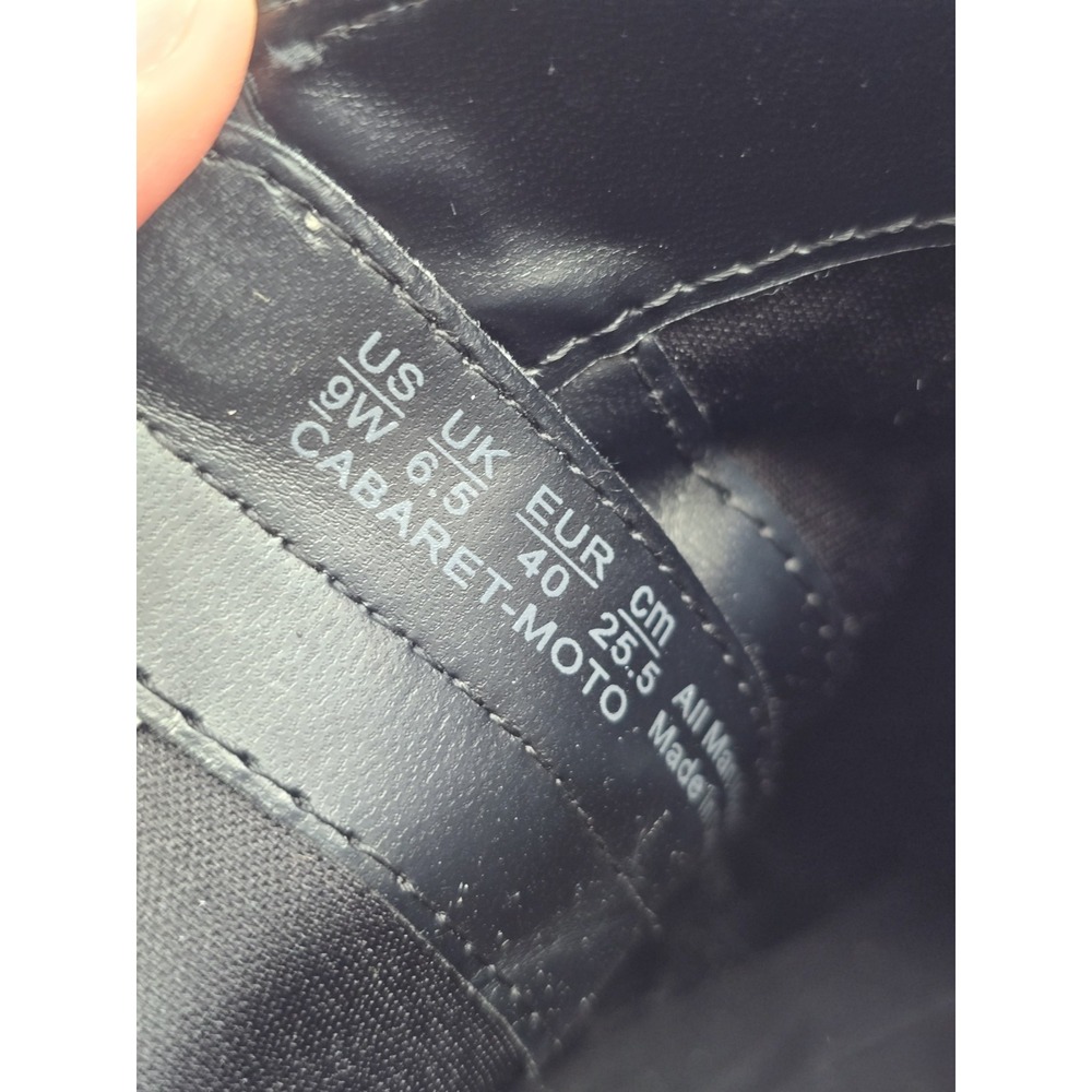 Naturalizer Women Darry Strap Bootie-Water Repellent Ankle Boot Black Sz 9 WIDE - Picture 11 of 13